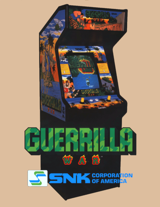 Guerrilla War (US) Arcade Game Cover